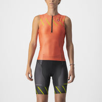 FREE 2 W TRI SINGLET DÉBARDEUR 2 W TRI GRATUIT 8622095-583 | ÉCLAIR DE CORAIL V-TRIFONCTION CASTELLI 