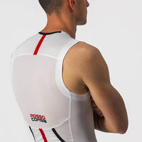 FREE TRI 2 SLEEVELESS TOP 8622091-101 | WHITE/BLACK V-TRIFONCTION CASTELLI 