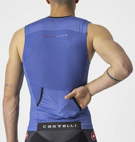 FREE TRI 2 SLEEVELESS TOP 8622091-417 | COBALT BLUE/ELECRTIC LIME V-TRIFONCTION CASTELLI 