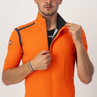 GABBA ROS 4519502-034 | BRILLIANT ORANGE/DARK STEEL BL V-JACKET CASTELLI 