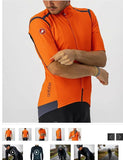 GABBA ROS 4519502-034 | BRILLIANT ORANGE/DARK STEEL BL V-JACKET CASTELLI 