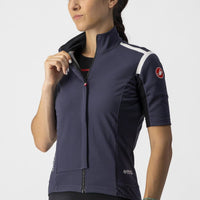 GABBA ROS W 4519536-570 | DARK STEEL BLUE/SOFT PINK V-GILET CASTELLI 