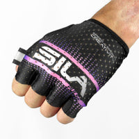 GANTS COURTS SILA PULSE STYLE - VIOLET MAGIC Référence 2892 - M - Violet A-GANTS SILA SPORTS 