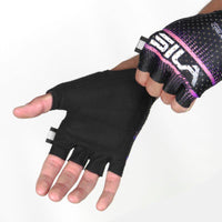 GANTS COURTS SILA PULSE STYLE - VIOLET MAGIC Référence 2892 - M - Violet A-GANTS SILA SPORTS 