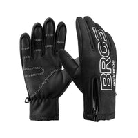 GANTS LONGS THERMIQUES ROCKBROS SNOW - NOIR   2784