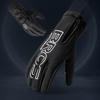 GANTS LONGS THERMIQUES ROCKBROS SNOW - NOIR   2784