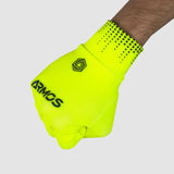 GANTS RUNNING HIVER ARMOS JAUNE FLUO A-GANTS LONG SILA SPORT 