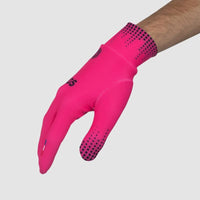 GANTS RUNNING HIVER ARMOS ROSE FLUO A-GANTS LONG SILA SPORT 