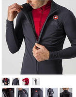 GOCCIA JACKET 4520511-030 | DARK GRAY V-JACKET CASTELLI 