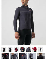 GOCCIA JACKET 4520511-030 | DARK GRAY V-JACKET CASTELLI M 030 | DARK GRAY 