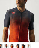 INSIDER JERSEY 4519574-656 | FIERY RED/SAVILE BLUE HOMME V-MAILLOT CASTELLI 