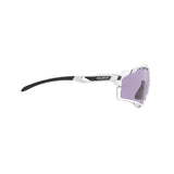 LUNETTE LIGNE DE COUPE COLOUR CADRE BLANC BRILLANT CUTLINE AVEC VERRES PHOTOCHROMIQUES LASER VIOLET IMPACTX-2 PARE-CHOCS BLANCS E-LUNETTES RUDY PROJECT 