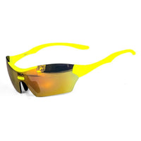 LUNETTES SILA TIGRO - JAUNE FLUO - VERRES IRIDIUM ROUGE 594 E-LUNETTES SILA SPORT 