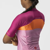 MAILLOT AERO PRO W 4522057-575 | ROSE/CORAL FLASH-MAGENTA V-MAILLOT CASTELLI 