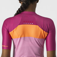 MAILLOT AERO PRO W 4522057-575 | ROSE/CORAL FLASH-MAGENTA V-MAILLOT CASTELLI 