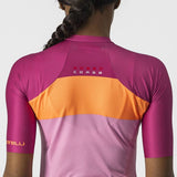 MAILLOT AERO PRO W 4522057-575 | ROSE/CORAL FLASH-MAGENTA V-MAILLOT CASTELLI 