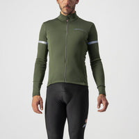 MAILLOT FONDO 2 FZ 4521513-075 | REFLEX VERT/ARGENT MILITAIRE HOMMES V-MAILLOT CASTELLI XS 075 | REFLEX VERT/ARGENT MILITAIRE 