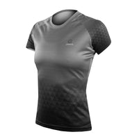 MAILLOT RUNNING FEMME ARMOS DANA GRIS V-MAILLOT SILA SPORTS XS 