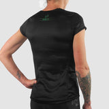 MAILLOT RUNNING FEMME IRON STYLE 2.0 VERT V-MAILLOT SILA SPORTS 