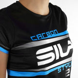 MAILLOT RUNNING FEMME - SILA CARBON STYLE 2 - BLEU - MC 1706 M-RUNNING SILA SPORT 