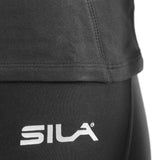 MAILLOT RUNNING FEMME - SILA PRIME NOIR - MANCHES LONGUES 1865 V-MAILLOT SILA SPORT 