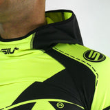 MAILLOT RUNNING HIVER - SILA FLUO STYLE 3 - JAUNES 1913 V-MAILLOT SILA SPORT 