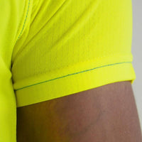 MAILLOT RUNNING - SILA PRIME JAUNE FLUO - Manches courtes 1301 M-RUNNING SILA SPORT 