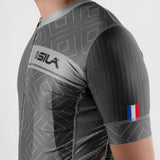 MAILLOT SILA CLASSY STYLE - GRIS – Manches courtes V-MAILLOT SILA SPORT 