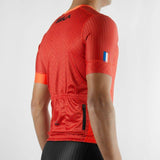 MAILLOT SILA CLASSY STYLE - ROUGE – Manches courtes V-MAILLOT SILA SPORT 