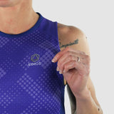 MAILLOT SM RUNNING FEMME PERFO ARMOS ASTÉRIA VIOLET V-MAILLOT SILA SPORTS 