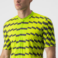 MAILLOT STERRATO UNLTD 4522007-383 | CITRON ÉLECTRIQUE/GRIS FONCÉ V-MAILLOT CASTELLI 