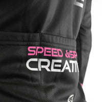 MAILLOT / VESTE MI-SAISON SILA CARBON STYLE 2 - ROSE 1619 V-MAILLOT SILA SPORT 