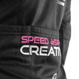 MAILLOT / VESTE MI-SAISON SILA CARBON STYLE 2 - ROSE 1619 V-MAILLOT SILA SPORT 