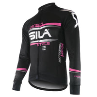 MAILLOT / VESTE MI-SAISON SILA CARBON STYLE 2 - ROSE 1619 V-MAILLOT SILA SPORT XS 1619 ROSE