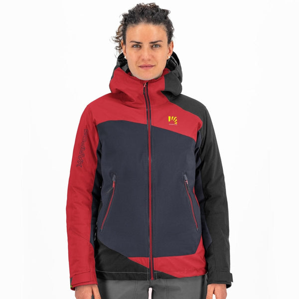 MARMOLADA W JACKET INDIA INK/POINSETTIA/BLACK | 2501038-600 Veste de ski-alpinisme, qui offrent plus de respirabilité ou plus de protection là où vous en avez besoin. V-JACKET KARPOS 