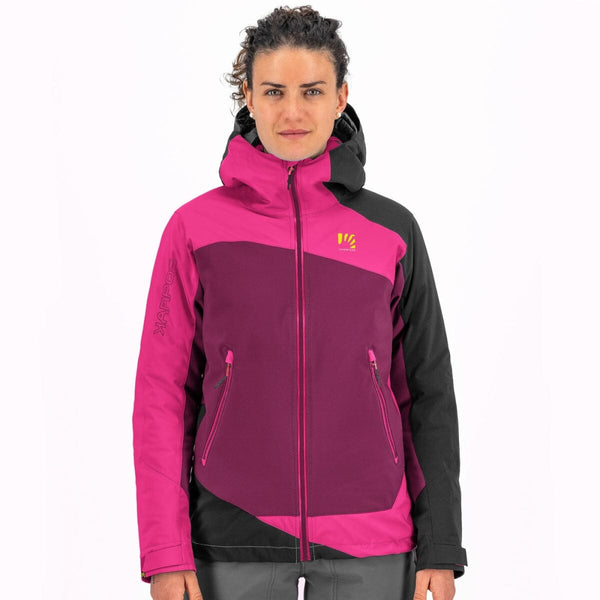 MARMOLADA W JACKET RASPBERRY R/CABARET/BLACK | 2501038-042 Veste de ski-alpinisme, qui offrent plus de respirabilité ou plus de protection là où vous en avez besoin. V-JACKET KARPOS 