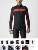 MORTIROLO VI JACKET 4520506-085 | LIGHT BLACK/FIERY RED V-JACKET CASTELLI 