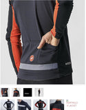 MORTIROLO VI JACKET 4520506-085 | LIGHT BLACK/FIERY RED V-JACKET CASTELLI 