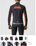 MORTIROLO VI JACKET 4520506-085 | LIGHT BLACK/FIERY RED V-JACKET CASTELLI 