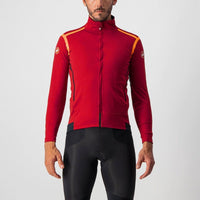 PERFETTO ROS LONG SLEEVE 4519500-622 | PRO RED/BRILLIANT ORANGE V-JACKET CASTELLI 