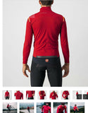 PERFETTO ROS LONG SLEEVE 4519500-622 | PRO RED/BRILLIANT ORANGE V-JACKET CASTELLI 