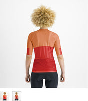 PRO W JERSEY 1122014-140 | CHILI RED POMPELMO V-MAILLOT SPORTFUL 