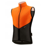 REDUX LITE - GILET COUPE VENT ORANGE/NOIR SLIM