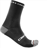 ROSSO CORSA PRO 15 SOCK 4521026-010 | BLACK A-CHAUSETTES CASTELLI 