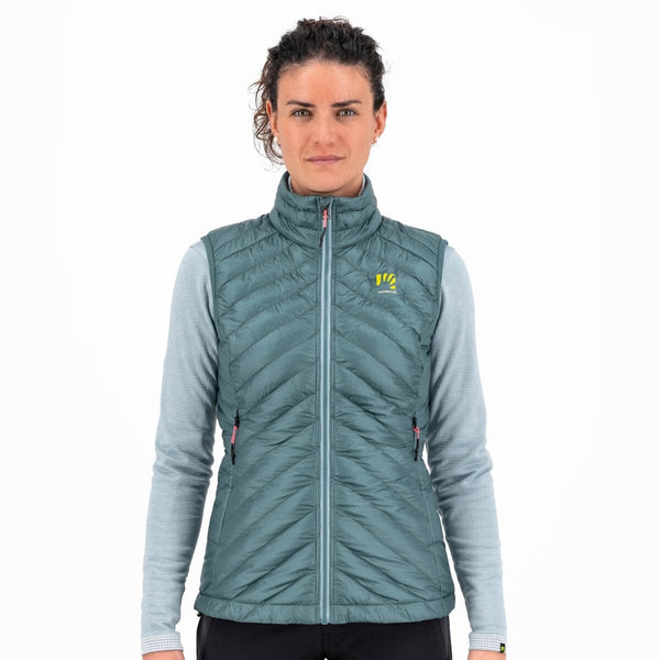 SAS PLAT W VEST NORTH ATLANTIC | 2501158-085 Gilet polyvalent. Grâce au rembourrage intérieur innovant, il offre un excellent rapport poids/chaleur. V-VESTE THERMIQUE KARPOS 