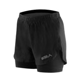 SHORT 2 EN 1 SILA PRIME FEMME - NOIR Modèle 2740 V-SHORT SILA SPORTS 