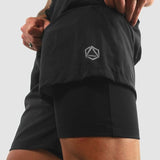 SHORT TRAIL 2 EN 1 HOMME PERFO ARMOS LEGEND V-TRAINING SHORT SILA SPORT 