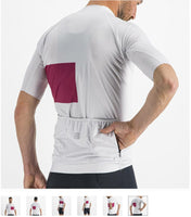 SNAP JERSEY 1122034-171 | ASH GRAY CYCLAMEN V-MAILLOT SPORTFUL 