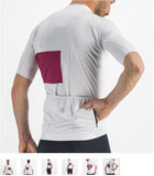 SNAP JERSEY 1122034-171 | ASH GRAY CYCLAMEN V-MAILLOT SPORTFUL 