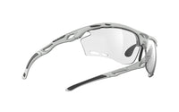 LUNETTES  PROPULSE  Couleur : Light Grey Matte Frame with ImpactX Photochromic 2 Black Lenses